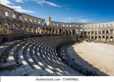 Roman Amphitheatre (Arena) In Pula, Croatia