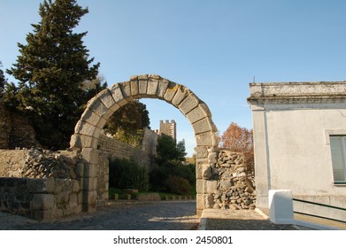 Roman Arc In Beja Portugal