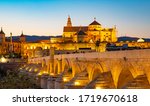 Roman Bridge and Mosque Cathedral of Cordoba, Spain travel photo