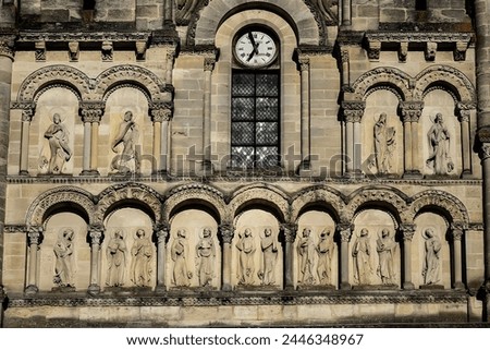Roman Catholic abbey church of the Holy Cross (Eglise Sainte-Croix) built in the late XI - early XII centuries. Bordeaux, Aquitaine, France.
