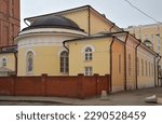 Roman Catholic Church of St. Louis of French, built 1790–91, symbol of Catholicism in Russia, and freedom and religious tolerance, Milyutinsky Lane in city center, Moscow, Russia