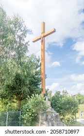 Roman Catholic Cross With Jesus, Jesus On The Cross.