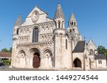 Roman church Notre Dame la Grande in town Poitiers  France