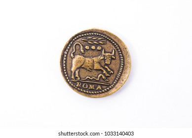 A Roman Coin - Shutterstock ID 1033140403