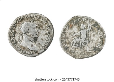 Roman Coin - Roman Denarius Of Emperor Trajan.