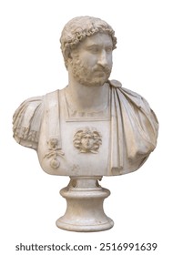 Roman Emperor Hadrian (Publius Aelius Hadrianus) bust. Rome