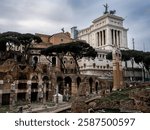 Roman forum and monument Victor Emmanuel II