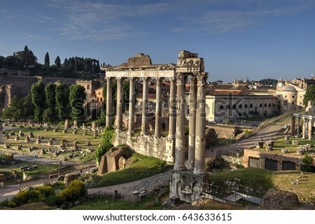 Similar – Römisches Forum in Rom, Italien