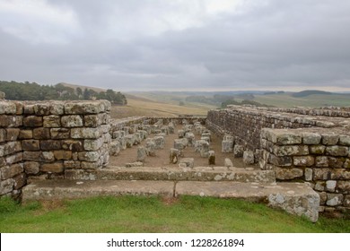 Roman Hypocaust In Housesteads Fort