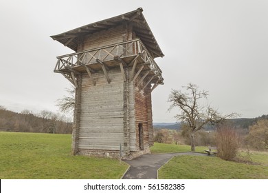 Roman Limes Watchtower In Lorch, Germany