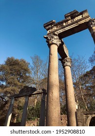 Roman Pillars In The Windsor Great Park