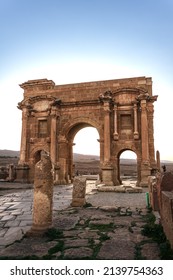 Roman Ruins In Algeria Timgad