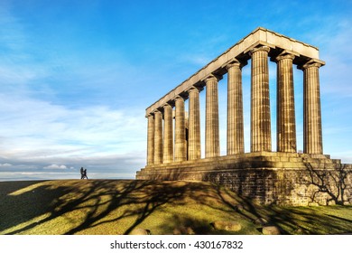 Roman ruins in Edinburgh, Scotland