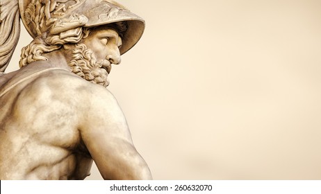 The Roman Sculpture Of Menelaus Supporting The Body Of Patroclus