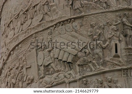 Roman siege with testudoTrajan's ColumnRomeItaly