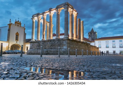 Roman Temple of Diana in Evora, Portugal - Shutterstock ID 1426305434