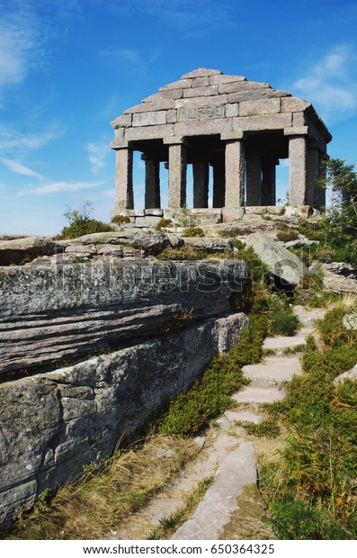 Roman Temple Top Col Du Donon Stock Photo Edit Now