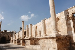 Roman Theater In Amman, Jordan
