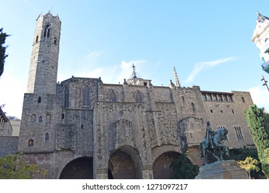 Roman Wall Of Barcelona