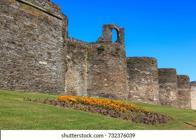 Roman Wall Of Lugo, Galicia, Spain