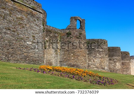 Roman wall of Lugo, Galicia, Spain