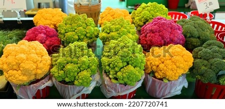 Romanesco broccoli or Roman cauliflower. This ancient Italian heirloom boasts unique chartreuse pointed spiral florets. Grow it in Zones