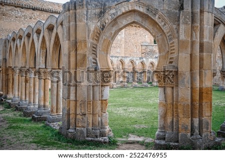 Romanesque monastery of San Juan de Duero built in the 12th century