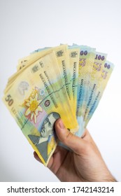 Romania Currency Lei Bani Bancnote România Dă Bani Multi Bani