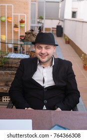 Romania with hat man