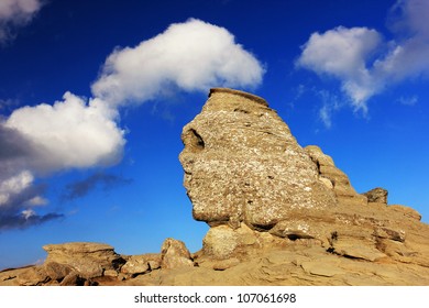 Romanian Sphinx, geological phenomenon formed through erosion