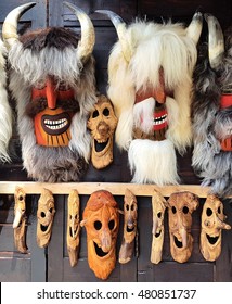 Romanian Traditional Ritual Folk Dance Masks - Old Man