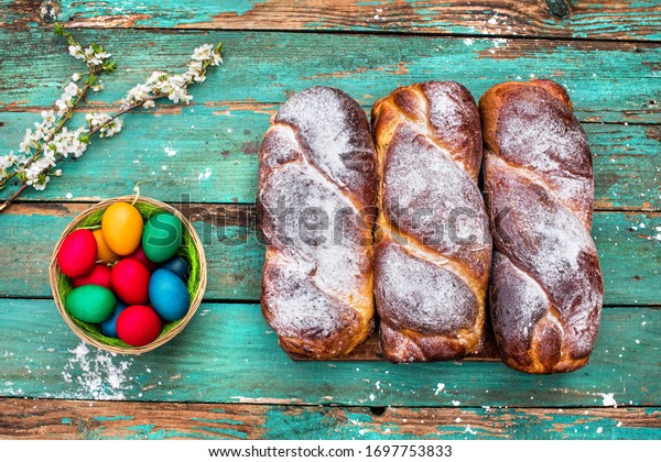 Romanian Traditional Walnut Sweet Bread Cozonac Stock Photo 1697753833 ...