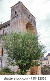 Romanic Church Of Saint Amand La Coly, Perigord Noir, Aquitaine, France