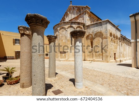 romanis church of Saint Gavin,Porto Torres,sardinia,Italy
