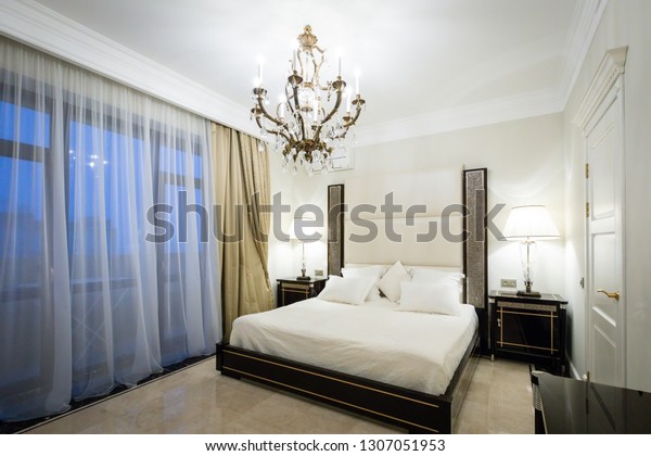 Romantic Bedroom Gentle Tones Mirror Case Stock Photo Edit