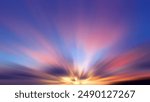 Romantic blue sky background with soft clouds blur motion effect. Sky cloud backgrounds in blue and pink colors. Romantic blue sky background with soft clouds blur motion effect. Sky cloud backgrounds