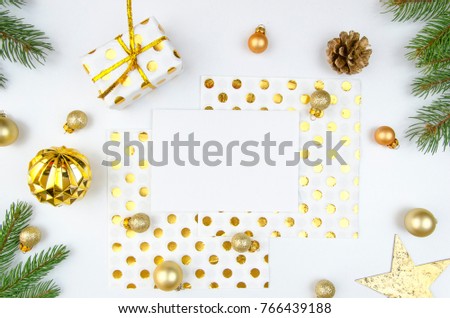 romantic christmas composition paper blank christmas stock blank christmas