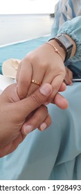 Romantic Couple With Beautiful Ring