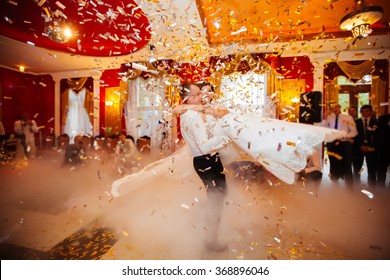 Romantic Couple Dancing On Their Wedding Stock Photo Edit Now 368896046