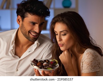 Man Giving Chocolate Images Stock Photos Vectors Shutterstock