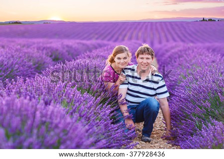 Similar – In the lavender field