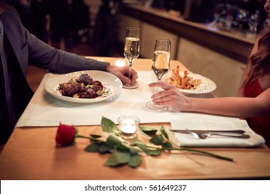 Romantic Dinner For Couple In Love-concept