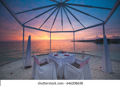 Romantic Dinner On The Beach