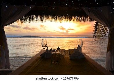 Diner Romantique Plage Images Photos Et Images Vectorielles De Stock Shutterstock