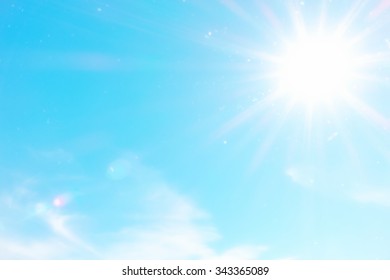 Romantic Glamorous Blue Sky Stock Photo 343365089 | Shutterstock