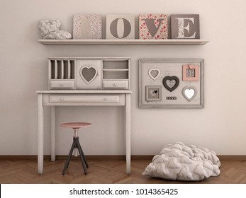 Romantic Interior Shabby Chic