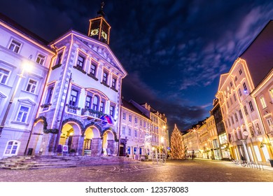 Romantic Medieval Ljubljanas City Center Capital Stock Photo 123578083 ...