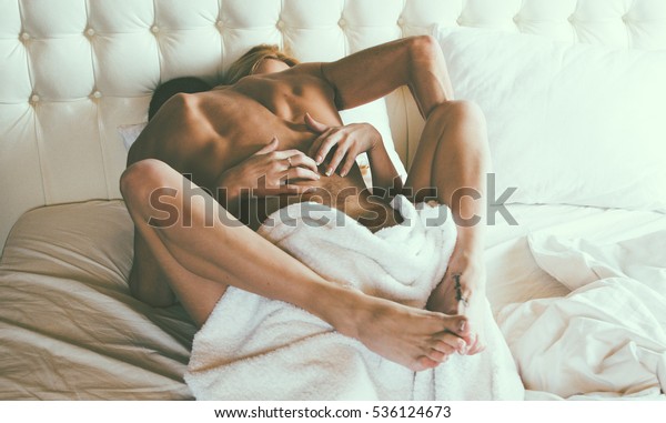 Romantic Moment Bedroom Stock Photo Edit Now 536124673