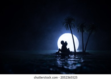 Romantic Night Scene Fantasy Night Landscape Stock Photo 2052365525 ...