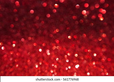 Romantic Red Bokeh Abstract Valentine Background